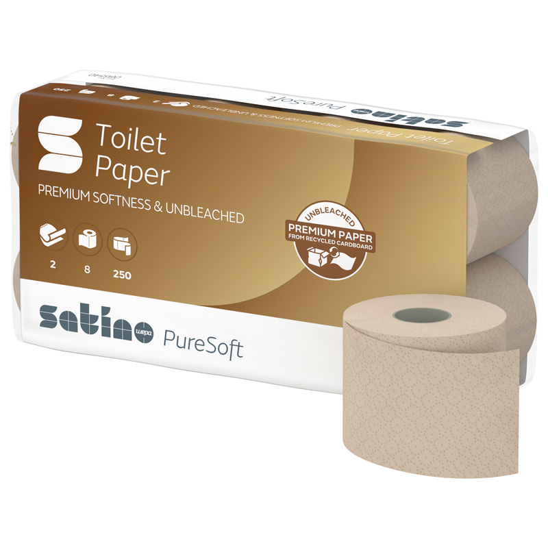 WC Papier PureSoft 2 lg - 250 Blatt - 64 Rollen (MT1)